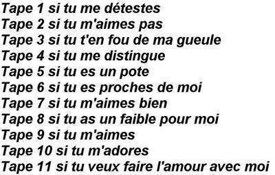 répond franchment ce que tu pense de moi???